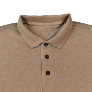 เสื้อโปโลผู้ชายผ้าคอตตอน100% จากเวียดนามเสื้อยืดแขนสั้นคอวีพิมพ์ซับลิเมชันส่งเสริมการขาย - Product Image 3