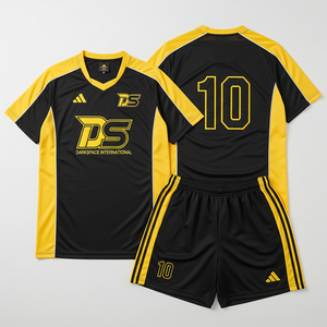 Conjunto de camiseta de voleibol unisex personalizable de alta intensidad OEM Spandex/poliéster Camiseta deportiva para todas las estaciones para adultos talla XXXS - Product Image 6