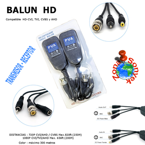 Balun CCTV - Matériau plastique pour la transmission vidéo - Product Image 1