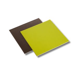 <b>Disposable</b> Square Cake Boards Brown Green Paperboard Solid Color Commercial Food Grade - Product Image 1