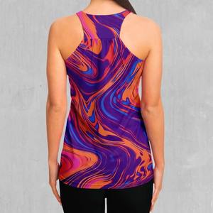 Camiseta sin mangas de talla grande para mujer, camiseta sin mangas con estampado de sublimación de verano con logotipo personalizado, camiseta sin mangas de talla estadounidense para mujer - Product Image 4