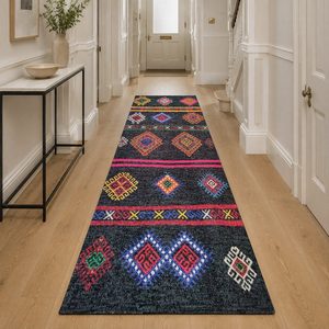 Tapis RUGS DEPOT LXDP-0317, vente en gros, rouge bordeaux, vintage, oriental, imprimé numériquement, lavable en machine, chenille, tapis de salon, antidérapant - Product Image 5