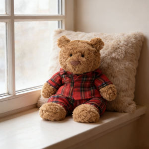 Couette en peluche super douce JellyCatt, motif ours à carreaux, pyjama, garnissage en coton PP, unisexe, vente en gros, accessoires vestimentaires pour anniversaire - Product Image 5