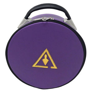 Council Crown Cap Case Purple Trowel Low MOQ Servicio OEM Masonic Cap Case - Product Image 1