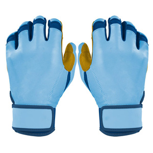 Gants de frappeur en cuir personnalisés de haute qualité manchette courte gants de sport de baseball et de softball pour l'entraînement directement du fabricant - Product Image 2