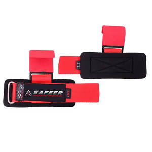 Ganchos de agarre de levantamiento de potencia de neopreno 2025 con logotipo personalizado para dominadas de ejercicio físico con función de protección de Palma - Product Image 2