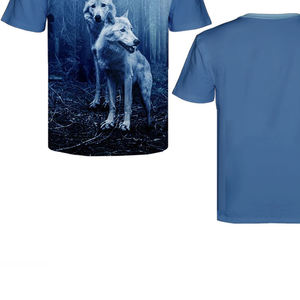 เสื้อยืดพิมพ์ลาย3D สำหรับผู้ชายสีทึบปรับขนาดได้พิมพ์ลาย3D จากปากีสถาน - Product Image 6