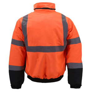Veste de travailleur de sécurité personnalisable Vêtements réfléchissants de construction à haute visibilité avec logo personnalisé Veste de sécurité pour vêtements de travail - Product Image 2