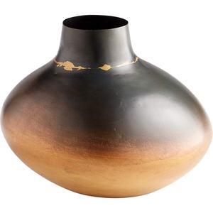 Vase à fleurs en métal au design moderne Décoration intérieure luxueuse pour de superbes arrangements floraux - Product Image 1