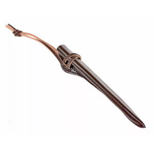 Funda de cuchillo impermeable de cuero de grano completo de alta calidad, diseño de transporte de cinturón duradero para uso en exteriores Bushcraft OEM/ODM personalizable - Product Image 2