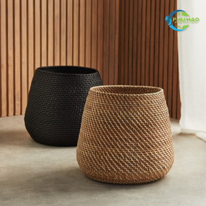 CESTA DE RATÁN hecha a mano vietnamita, cestas de mimbre de fibra Natural de alta calidad para una personalización elegante de la decoración del hogar - Product Image 4