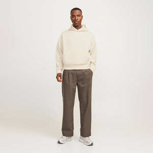 Buena calidad Plain Thick Boxy Blank Hoodie Hombres Algodón Fleece Sudadera con capucha personalizada Fabricante Heavyweight hombres sudaderas con capucha - Product Image 4