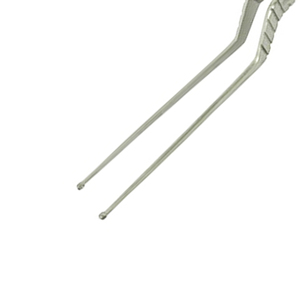 Pinces bipolaires de type baïonnette neurochirurgicales de haute qualité, prise de type US à 2 broches, 22 cm - Product Image 6