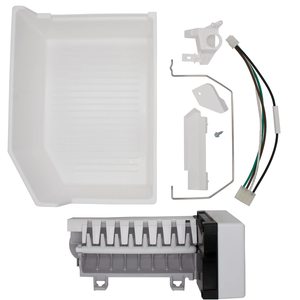 Machine à glaçons électrique en plastique W10715709CM pour réfrigérateurs domestiques, état neuf, remplacement pour W11517113 - Product Image 2