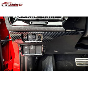 ABS Carbon Look kit interni per auto interruttore del pannello del pulsante adesivo per <span class=keywords><strong>Honda</strong></span> <span class=keywords><strong>Civic</strong></span> 11th FE1 FE2 FL1 FL2 RS 2022-2025 - Product Image 4