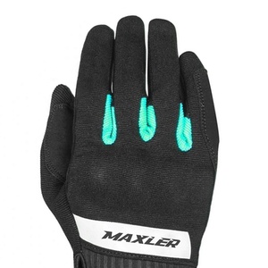 Gants de moto en cuir imperméables mi-doigts pour l'hiver et l'été, durables, confortables et protecteurs - Product Image 4