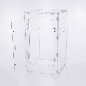 Direkt vom Hersteller Kristallklarer Umweltfreundlicher Vivarium für Isopoden-Kolonien Frontzugang Werkzeugfrei Kleine Mindestbestellmenge Acryl-Insektenhabitat - Product Image 2