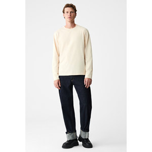 GRIMELANGE GRAVS T-shirt à manches longues et col rond en tissu doux 100% coton pour hommes - Product Image 5