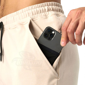 Pantalon de survêtement décontracté pour homme, en molleton de coton respirant de haute qualité, taille haute, avec cordon de serrage, idéal pour l'hiver et le sport – Vente en gros - Product Image 4