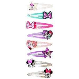 OEM/ODM Customizable Mickey Minnie Mouse Hair Accessories 6pc Sweet <b>Snap</b> Charm <b>Clips</b> Made Ribbon Fabric Direct Factory Carton - Product Image 2