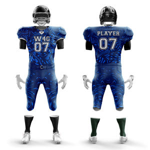 Uniformes de Fútbol Americano Personalizados Premium y Transpirables con Impresión por Sublimación Completa y Servicio de Diseño Personalizado - Product Image 1