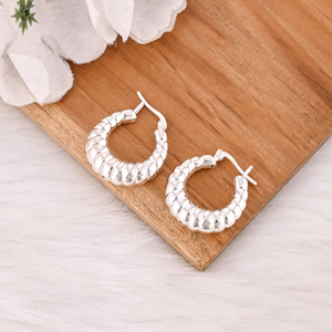Bohemian Designer 925 <b>silver</b> Earrings Handcrafted Ethnic Statement Jewelry High-quality <b>Hoop</b> Earrings Bulk Order Gift For Her - Product Image 4