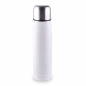 Top Selling Stainless Steel Tumbler Straight Steel <b>Bottle</b> with White Color and Handle Sipper Marble Electro <b>Bottle</b> Top - Product Image 1