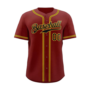 Camisetas de Béisbol Personalizadas al Por Mayor de Fábrica, Ropa Deportiva Transpirable con Tallas Grandes, Jersey de Béisbol Sublimado de México - Product Image 2