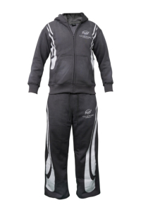 2 unids/set chándal Unisex elegante cordón abrigo de invierno pantalones conjunto de talla grande cremallera patrón a cuadros polar Nailon/algodón para el trabajo - Product Image 2