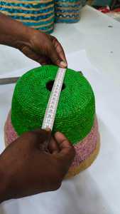 Haute qualité Boho Style Seagrass paille pendentif abat-jour écologique rotin suspendu lumière couverture pour une utilisation en intérieur pour la vie - Product Image 6