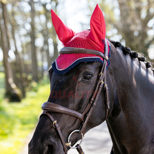 Gorro de oreja de caballo lavable de primera calidad, velo ligero de ganchillo con mosca, diseño elegante, fabricante de Pakistán, equipo ecuestre - Product Image 2