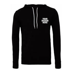 Sudaderas con capucha con logotipo personalizado negro Bella Canvas 3719 - Product Image 1