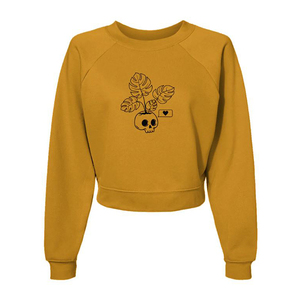 Logo personnalisé polaire pull col rond sweat femmes haute qualité coton broderie graphique sweats femmes Streetwear - Product Image 6