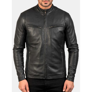 2025 meilleure veste en cuir de moto pour hommes de haute qualité à capuche avec logo avant nouveauté Service OEM prix de gros - Product Image 2