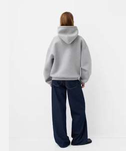 เสื้อฮู้ดผูกเชือกสำหรับผู้หญิงเสื้อกันหนาวมีฮู้ดสำหรับฤดูหนาวทรงหลวมเขียนตามสั่งขายส่ง - Product Image 3