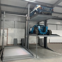 Stacker parking certifié CE pour 3 voitures 2 post car triple stacker