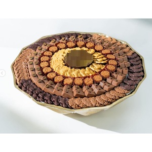 Cuenco de Metal plateado de la mejor calidad, diseño único, postre de Chocolate decorativo, cuenco para servir para bodas, fiestas, soporte para dulces - Product Image 3