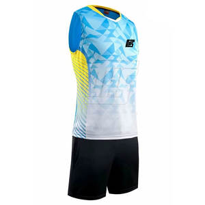 Ensemble d'uniformes de volley-ball en gros avec tailles et couleurs personnalisées pour les commandes de groupe Uniformes de volley-ball pour hommes - Product Image 3