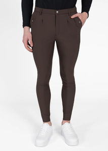 Pantalones de Montar a Caballo para Hombre, Ajustados, Transpirables, de Tela Elástica, Duraderos, para Entrenamiento y Exhibiciones - Product Image 4