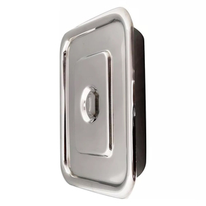 Plateau d'instruments chirurgicaux super basique, outil utile de laboratoire de clinique dentaire, plateau médical en acier inoxydable, source d'alimentation manuelle - Product Image 4