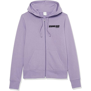 Sweat à capuche zippé vierge personnalisé de plus de taille Sweat à capuche zippé personnalisé Sweats à capuche pour femmes Polaire lourde Épaisse Mode Coton mélangé à impression bouffante - Product Image 5