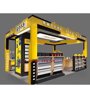 Customized Furniture For Mobile Shop Glass Mobile Phone Showcase Cell Phone Repair Kiosk