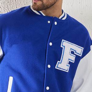 Venta al por mayor personalizado bordado Diseño Varsity chaquetas de los hombres Venta caliente Letterman hombre chaquetas causales chaquetas para hombre transpirable - Product Image 6