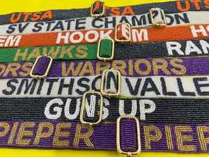 Adjustable Beaded Purse Strap: Handmade Crossbody Bag Strap - Product Image 5