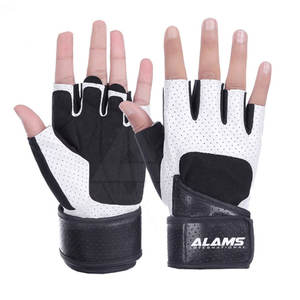 Guantes de Gimnasio de Cuero Antideslizantes Duraderos Más Vendidos en 2025, Ligeros, con Correa de Muñeca Ajustable, Etiqueta Privada Personalizada, Unisex, para Fitness - Product Image 1