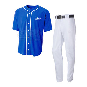 ชุดเบสบอลน้ำหนักเบาพิมพ์โลโก้ตามสั่ง ราคาถูก ขนาดใหญ่พิเศษ สำหรับผู้ชาย - Product Image 1
