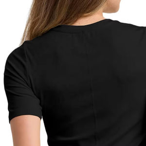 Colección de camisetas casuales elegantes para mujeres de talla grande blusas y camisas decorativas con botones geométricos - Product Image 3