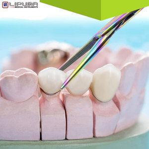 ชุดคีมคีบสเตนเลสหลายสี2ชิ้นคีมสายรุ้งขนาด5.5นิ้วทนทานกันลื่นยึดเครื่องมือผ่าตัด - Product Image 6