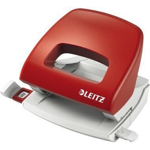 เครื่องเจาะกระดาษ Leitz NeXXt 5038 ขนาด 8 ซม. เจาะได้ 16 รู (80 กรัม/ตร.ม.) สีแดง พร้อมรางหยุด สำหรับกระดาษ 80 กรัม/ตร.ม. เหมาะสำหรับใช้ในสำนักงาน - Product Image 1