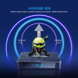 Boîtier <span class=keywords><strong>TV</strong></span> Android 12 X98H H618 transfrontalier avec Wi-Fi 6, écran HD <span class=keywords><strong>4K</strong></span>, fonction de mise en miroir et interaction vocale - Product Image 2